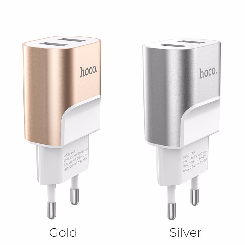 Hoco C47 Metal Dual Port Charger