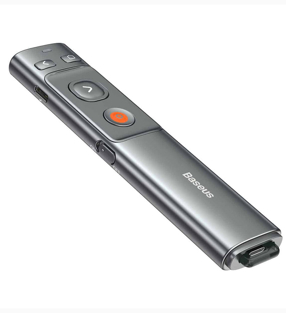 Baseus Orangedot Wireless Presenter (Red Light) USB+Type-C