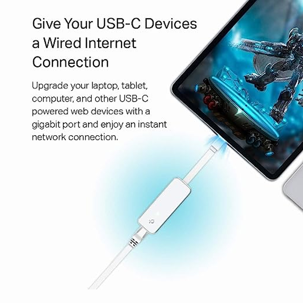 TP-Link USB-C to Gigabit Ethernet Network Adapter UE300C