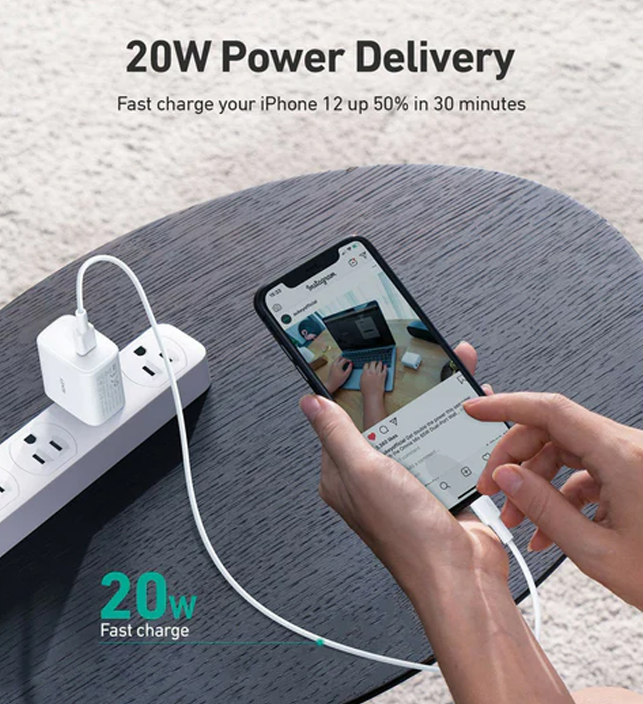 Aukey PA-F1S 20W PD Wall Charger