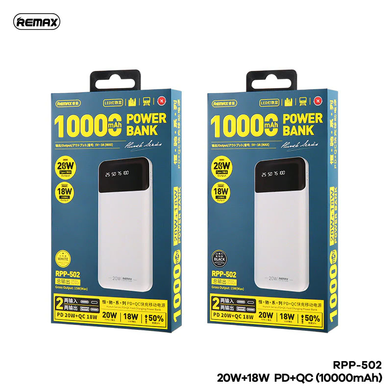 Remax Hunch Series 10000mAh Power Bank (RPP-502)