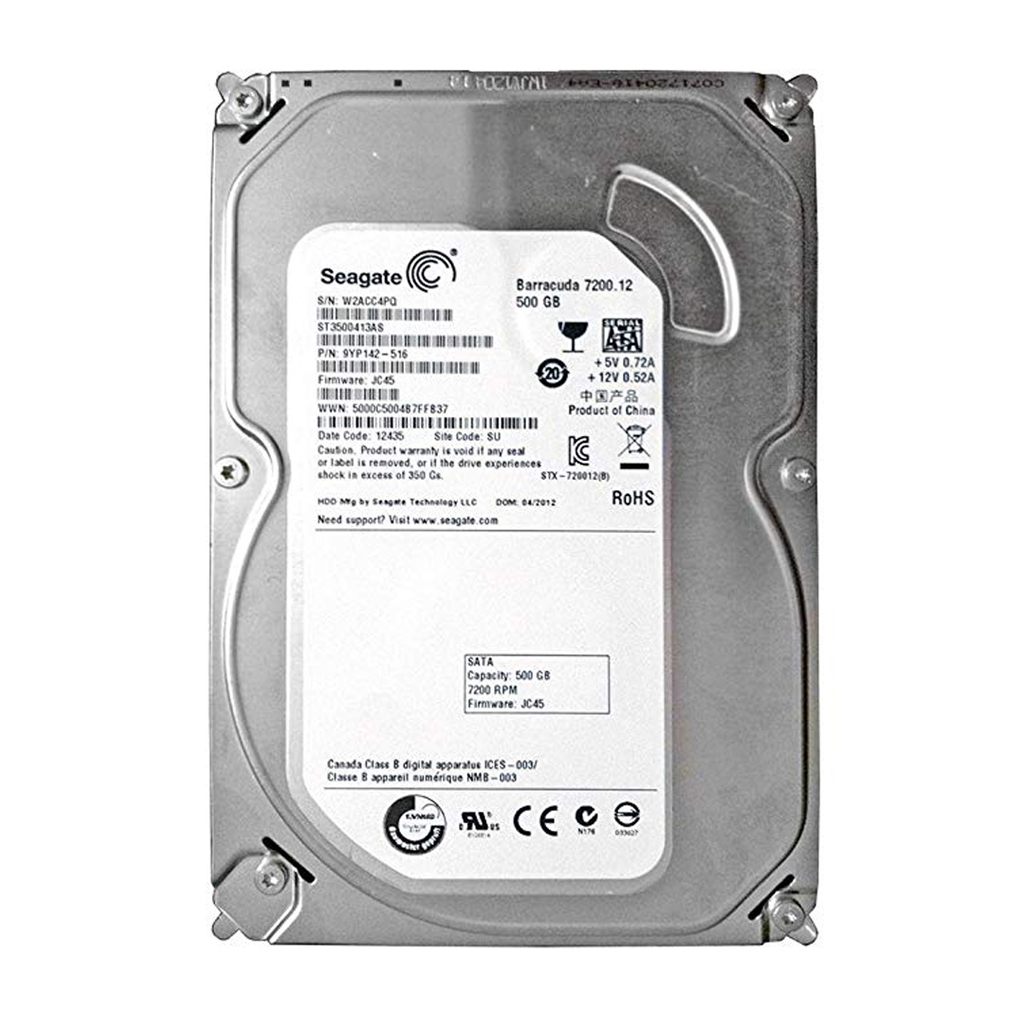 Sata HDD 500GB 3.5&quot; (Used)