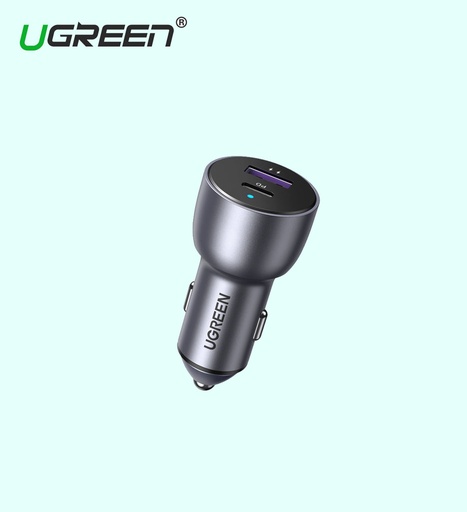 [6957303869800] UGreen 42.5W PD Car Charger Alu Case (60980)
