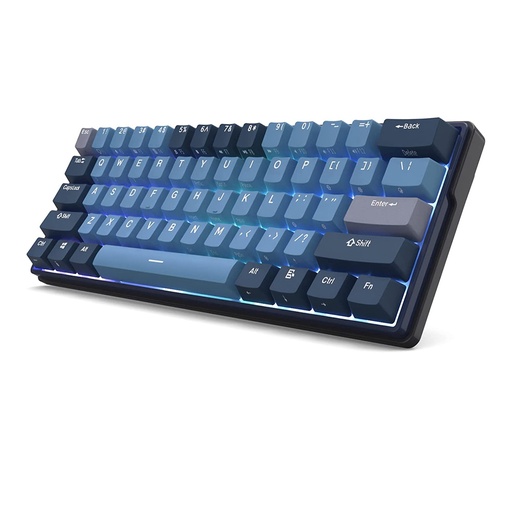 Royal Kludge RK61Plus Tri-Modes Mechanical Keyboard (Sky Cyan Switch)