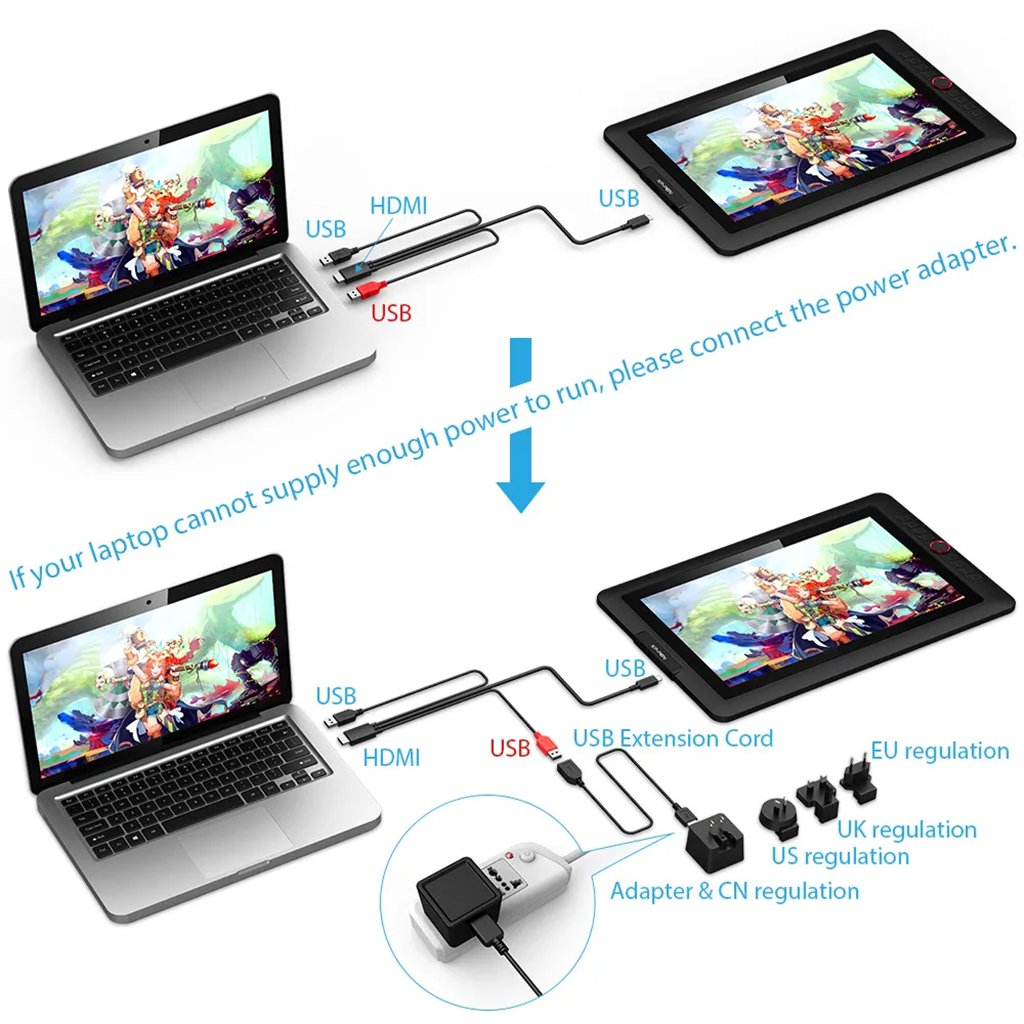 XP-Pen Artist 15.6 Pro Pen Display Tablet