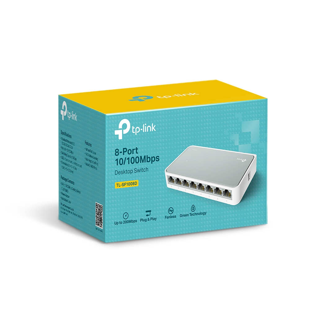 TP Link 8-Port 10/100Mbps Switch (SF1008D)