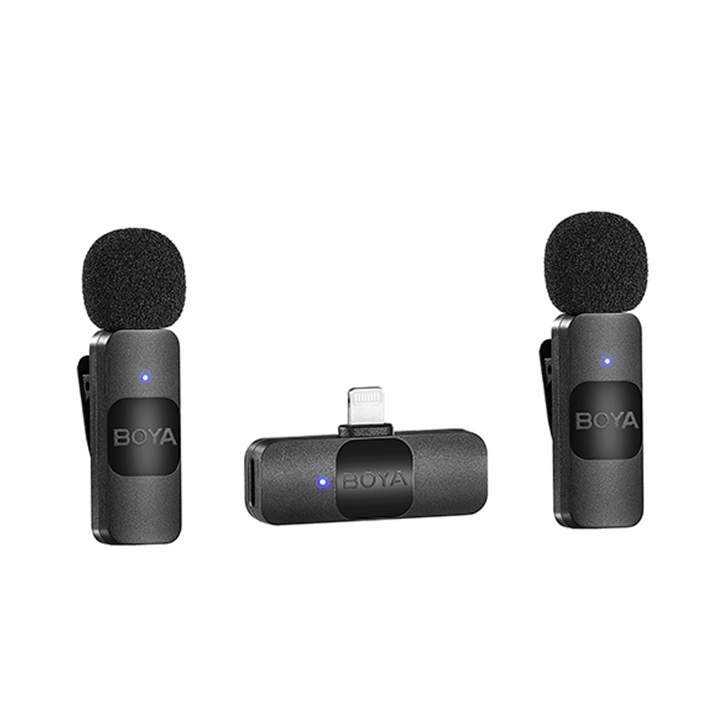 BOYA BY-V2 Ultracompact 2.4GHz Wireless Microphone System (IOS)