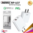 Remax QC3.0+PD Adapter RP-U37 SIMPLE
