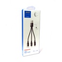 JOYROOM 3in1 Short Cable [S-M416] (3A) (15cm)