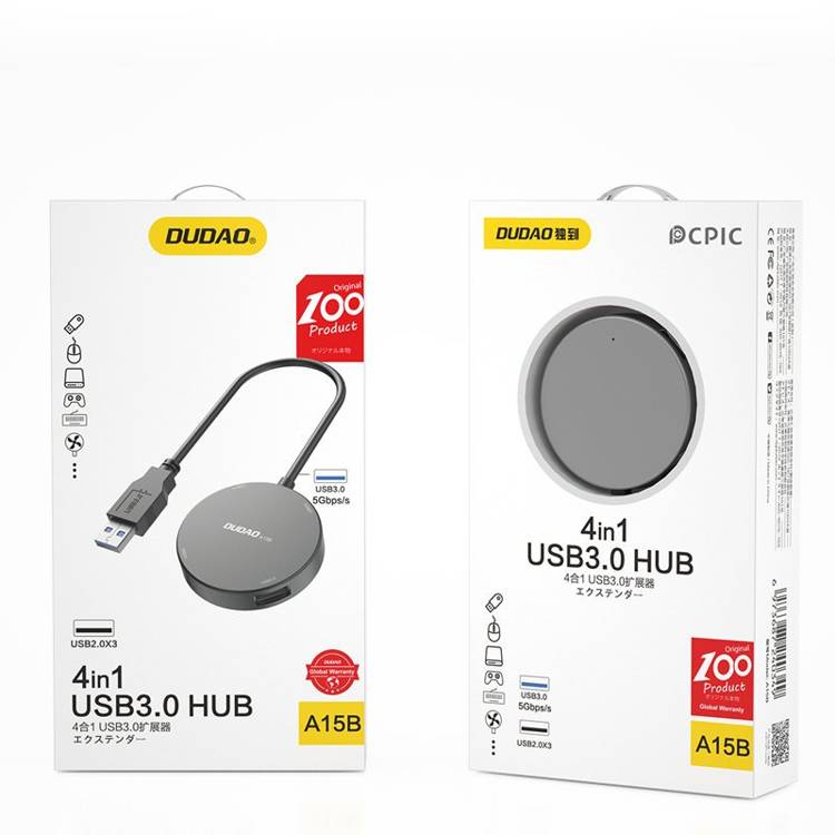 Dudao 4-Port Hub USB 3.0 (A15B)