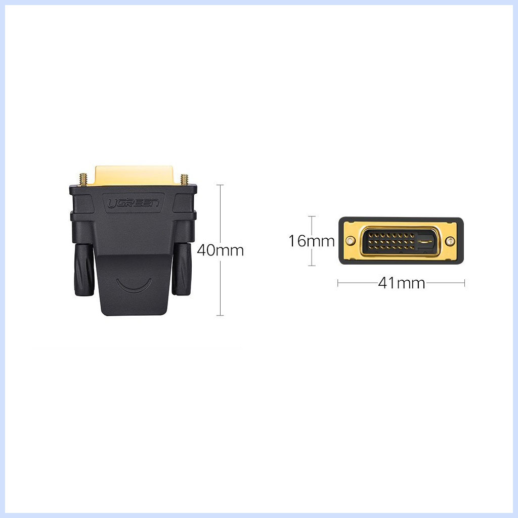 UGreen DVI (24+1)M to HDMI F Adapter