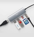 Rapoo USB-C Hub XD120 6in1 Multi-function Adapter