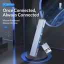 Orico 4-Port Hub (USB3.0) (AH-A13-GY-BP)