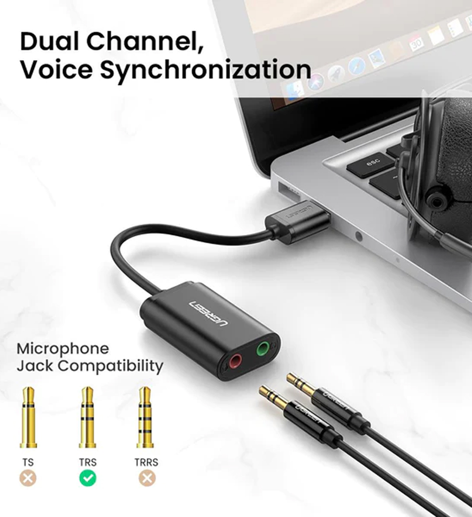 UGreen USB 2.0 External Stereo Sound Adapter