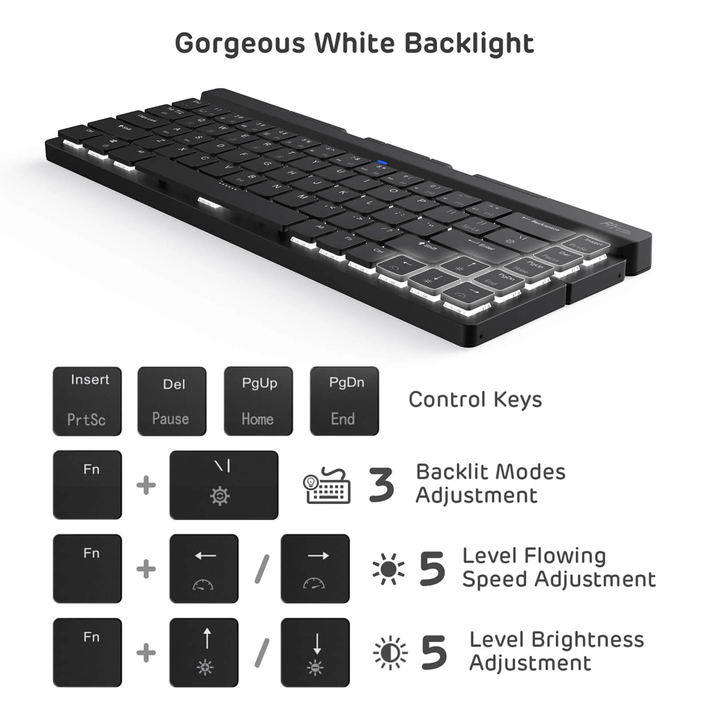 Royal Kludge RK925 Dual-Modes Mechanical Keyboard (Brown Switch)