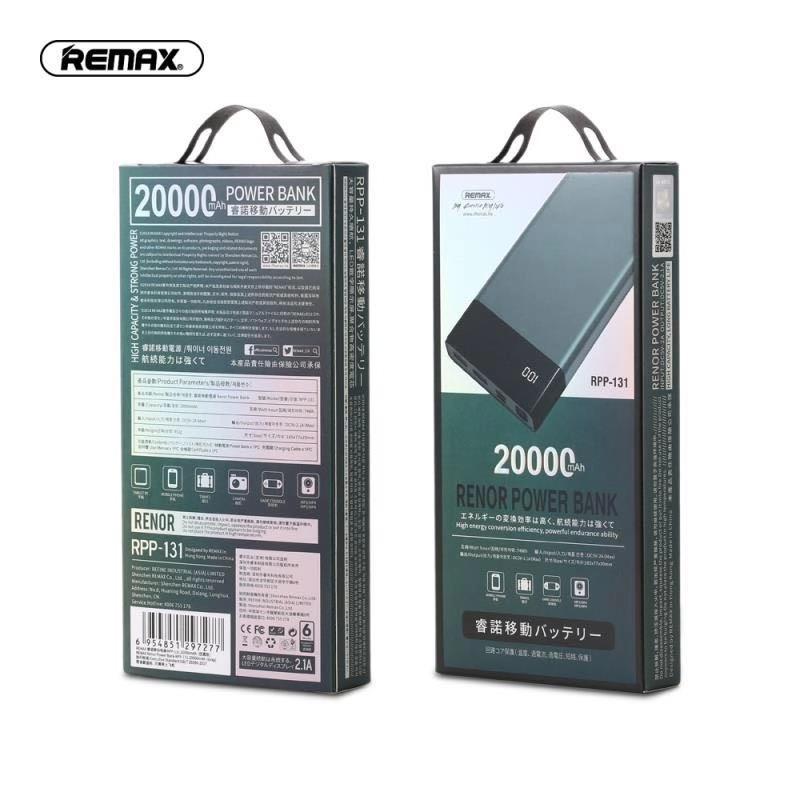 Remax RENOR 20000mAh Powerbank RPP-131