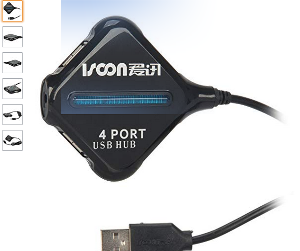  USB Hub 4 Ports 1005