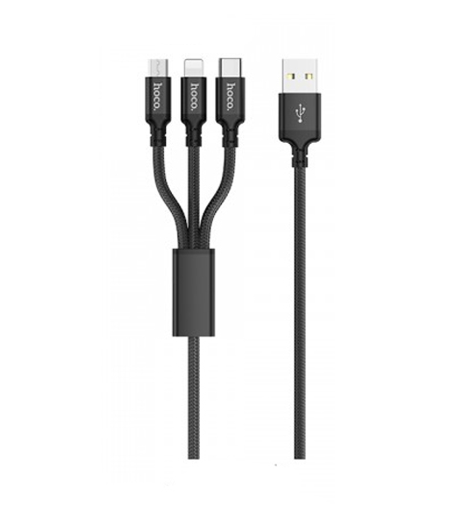 Hoco X14 (3in1) Times Speed Charger Cable
