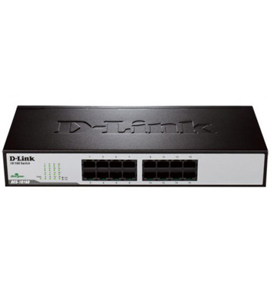 D-Link 16-Port Desktop Switch (DES-1016D)