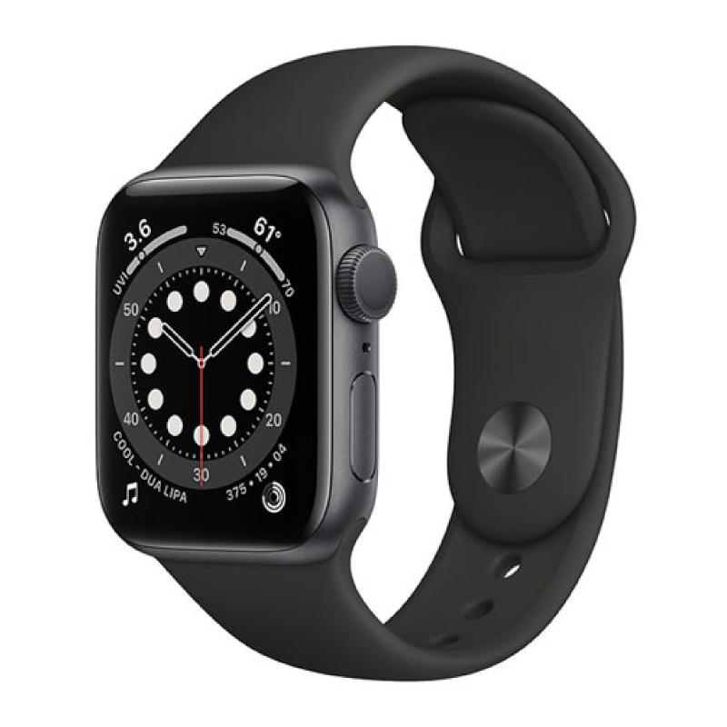 Apple Watch (44mm) Series 6 (M00H3) SpaceGray Alluminium Case with Black Sport Band