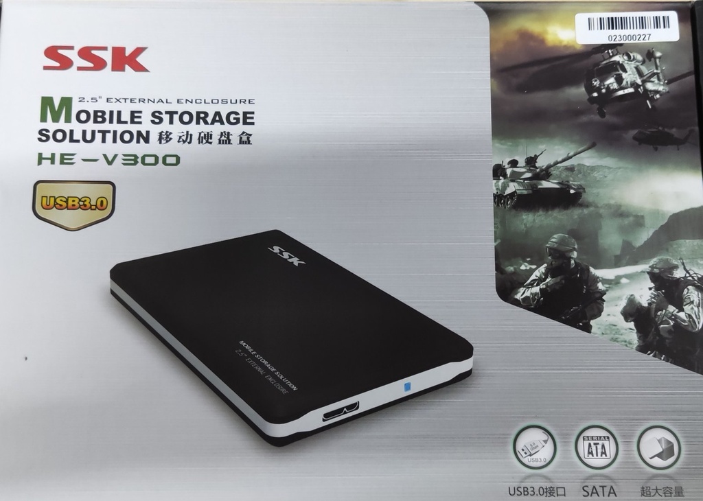 External Hard Disk Case (SSK V300) USB-3.0 