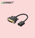 UGreen DVI Male to HDMI Female Adapter Cable 22cm (20118)