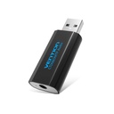Vention USB External Sound Card Metal Type (VAB-S15-B)