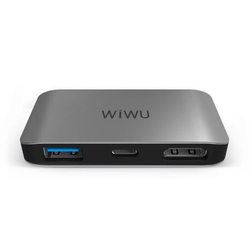 [6973218930169] Wiwu USB-C Hub C2H (USB3.0 + 4K HDMI + PD)