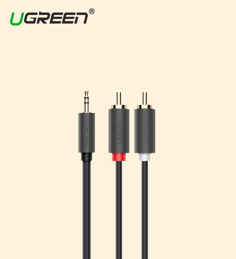 [6957303815845] UGreen 3.5mm to RCA Cable 2m (AV102)