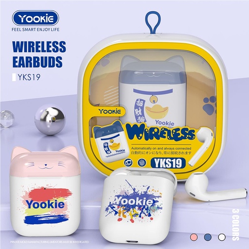 [6971916561241] Yookie YKS19 Wireless Earbuds