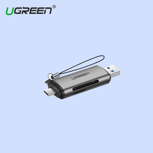 [6957303857067] UGreen CM185 USB-C/ USB-A Card Reader (50706)