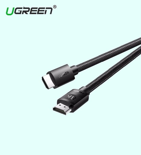 [6957303841783] UGreen HDMI Cable 8K Braided Nylon 1m (40178)
