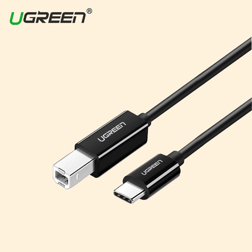 [6957303854462] UGreen USB-C to USB 2.0 Print Cable 2M (50446)