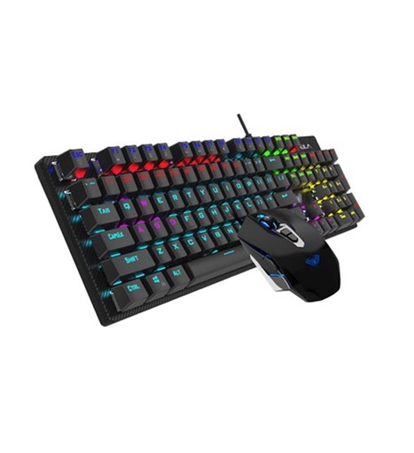 [6948391222301] AULA Mechanical Gaming Keyboard +Mouse Combo Set T640