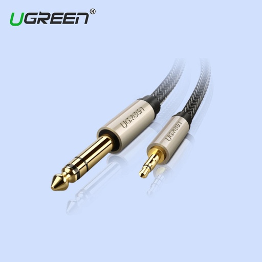 [6957303816255] UGreen 3.5mm to 6.35mm TRS Stereo Audio Cable 1M (10625)