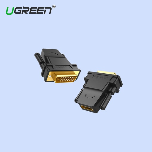 [6957303821242] UGreen DVI (24+1)M to HDMI F Adapter