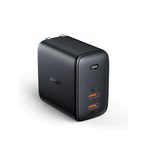 [036100913] Aukey 65W PD Dual USB-C Wall Charger PA-B4
