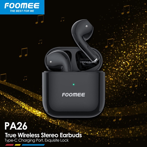 [6920351001861] Foomee True Wireless Stereo Earbuds PA26