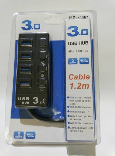 [023000068] USB Hub 4 Port 3.0 (XL-5067)