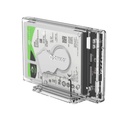 Orico 2.5" Transparent USB3.0 Micro-B HDD Enclosure with Stand (2159U3-CR)