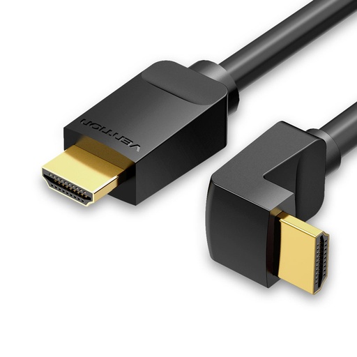 [6922794745384] Vention HDMI Right Angle Cable 90 Degree 1.5m (AARBG)