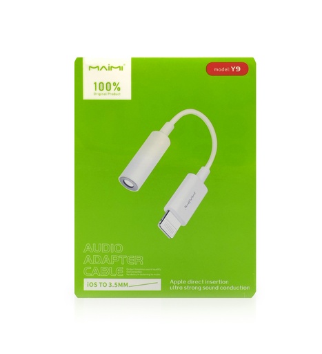 [6959556395594] Maimi Audo Adapter IOS to 3.5mm Y9