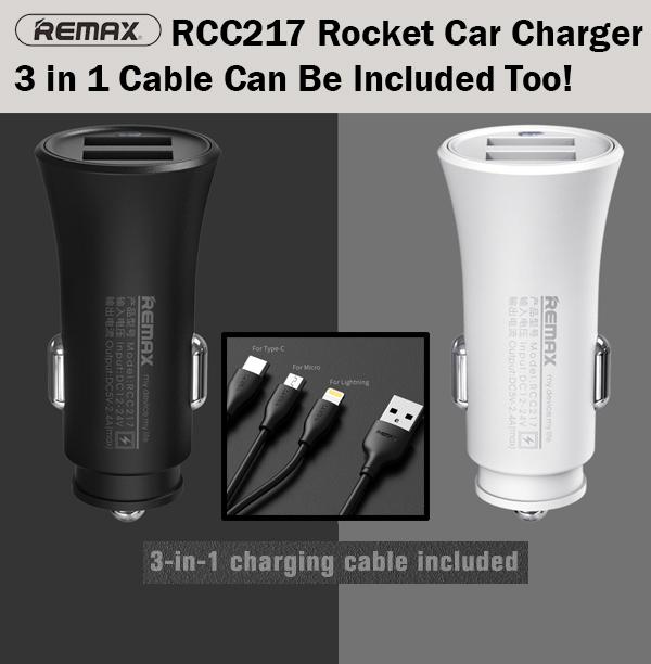 Remax RCC-217 Rocket (Car Charger)