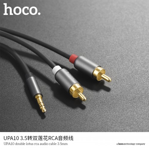 [6957531078142] Hoco UPA10 Double Lotus RCA Audio Cable