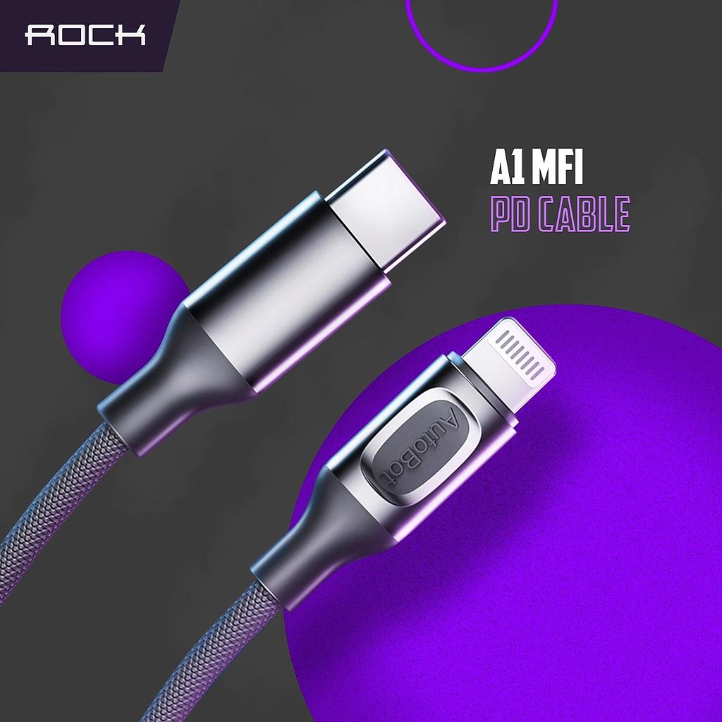 Rock A1 MFI PD Fast Charge &amp; Sync Cable (1000mm)
