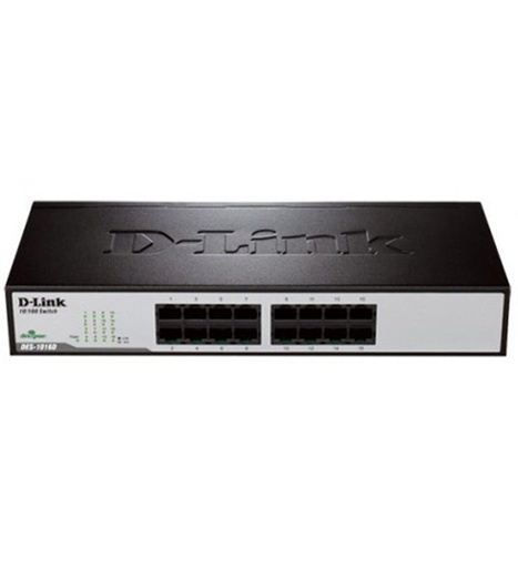 [790069221279] D-Link 16-Port Desktop Switch (DES-1016D)
