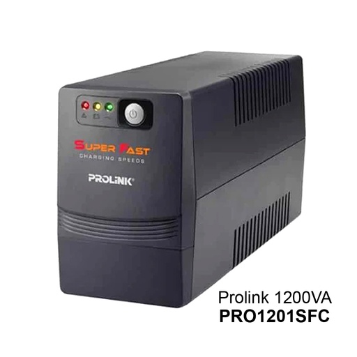 [021000030] Prolink 1200VA UPS (PRO1201SFC)