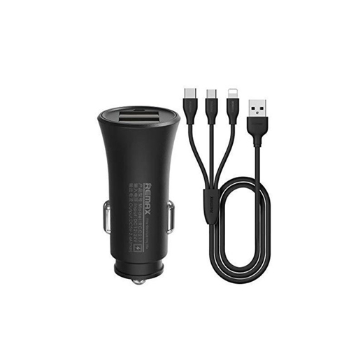 Remax RCC-217 (3in1) Rocket (Car Charger)